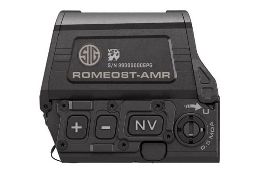 SIG SAUER Romeo8T AMR Red Dot Sight 1x40mm QBCD 2.0 .5 MOA ADJ M1913 Black
